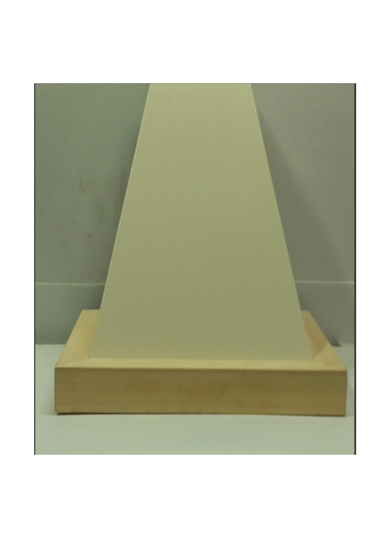 TECNODESIGN KEOPE CAPPA RUSTICA CM 60 BORDO GREZZO
