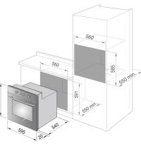 DE LONGHI  DLM7XED - FORNO ELETTR. DA INCASSO - 9 FUNZ. COTT. - CL: