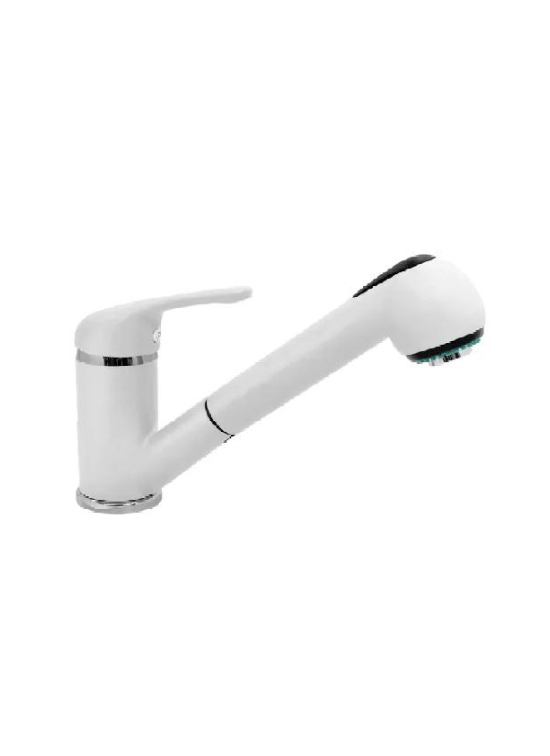 CROLLA TECNOMIX  MISCELATORE CON DOCCIA BIANCO