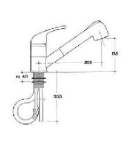 CROLLA TECNOMIX  MISCELATORE CON DOCCIA BIANCO - 1 - Gallery