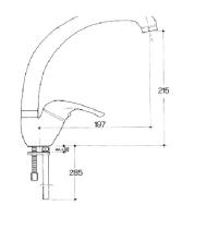 CROLLA MISCELATORE CANNA PONTE INOX ONDINE PLUS 8420C. - 1 - Gallery