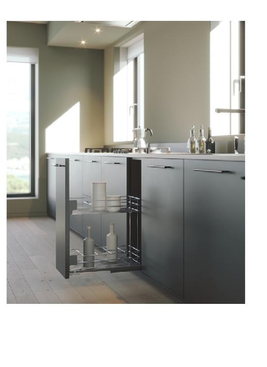 SIGE ART003G CESTELLO PORTABOTTIGLIE 56X50X52 CROMATO