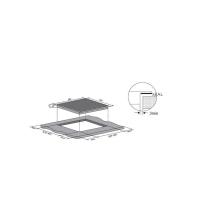 MASTER KITCHEN MK6042BSPBK  PC INDUZIONE 2 ZONE FLEXI - 1 - Gallery