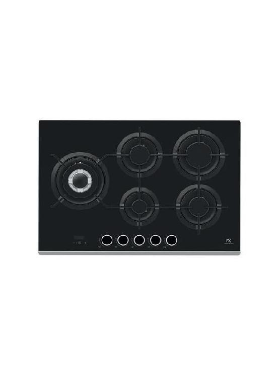 MASTERKITCHEN GMK755LTCTSPBK PIANO COTTURA CRISTALLO NERO 75X51
