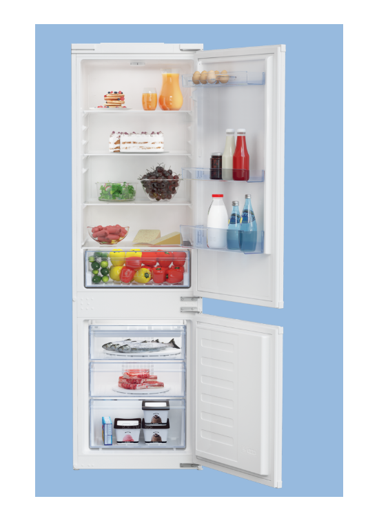 BEKO  BCSA285K3SN  FRIGO COMBINATO DA INCASSO H 177