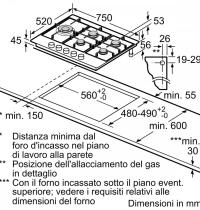 SIEMENS EC7A5SI90  PIANO COTTURA A GAS CM 75 - 2 - Gallery