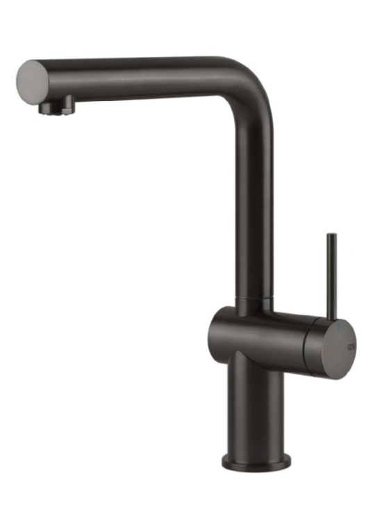 GESSI INEDITO BLACK METAL BRUSHED PVD MISCELATORE LAVELLO
