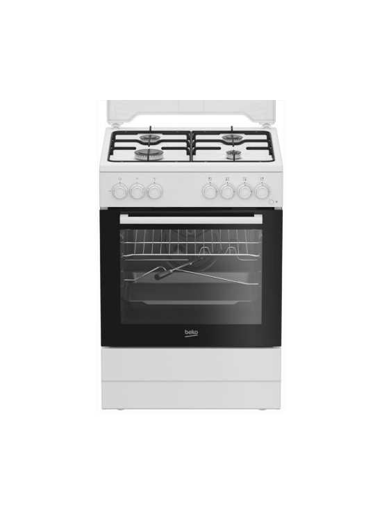 BEKO  FBST62110DW  CUCINA BIANCA CON FORNO ELETTRICO IN CLASSE A LITRI 64
