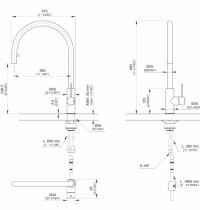 NEFF MIL201S MISCELATORE CON DOCCIA ESTRAIBILE SATINATO - 3 - Gallery