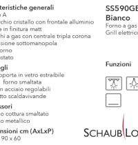 SCHAUB LORENZ SS590GEW CUCINA LIBERA INSTALLAZIONE CM 90 X 60 FORNO A GAS - 2 - Gallery