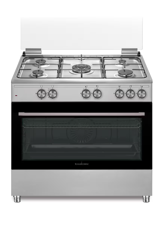 SCHAUB LORENZ  SS595 GVEX  CUCINA 90X60 INOX  FORNO GAS  VENTILATO