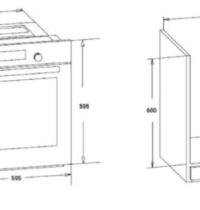 SHAUB LORENZ SSFE6X7 - FORNO ELETTR. VENT. DA INCASSO - CL: