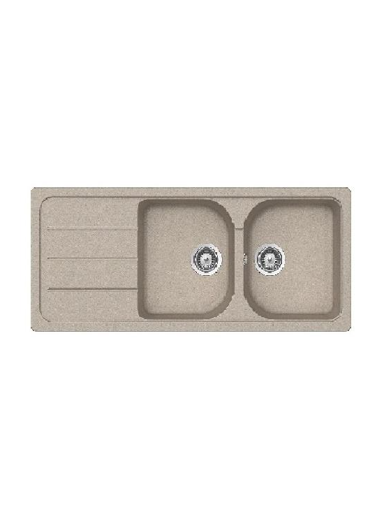SCHOCK FOMD200A58 LAVELLO 116X50 2VASCHE+GOCC. AVENA