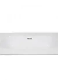 Mobile bagno PORDENONE bianco opaco 60 cm con lavabo in quarzimar - Gallery