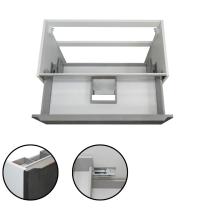 Mobile Bagno sospeso FIRENZE 90 cm rovere scuro - Gallery